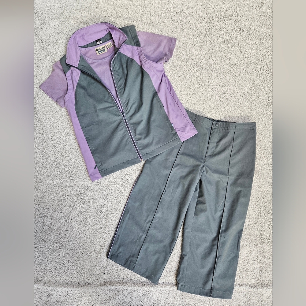 Lavender & Gray Track Suit